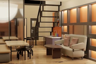 make 3d house interior design from your blueprint or image references
