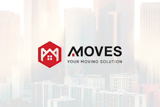 create a modern and minimalist real estate logo design