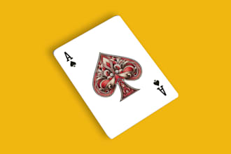 make poker card designs unique, ready to print, and customized just for you