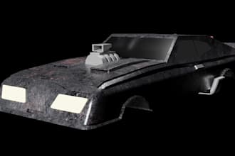 make 3d game ready car based on your references
