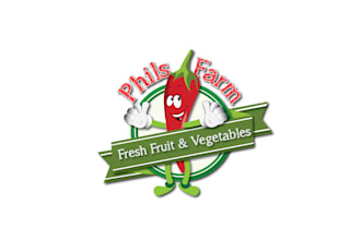 professional  business vegetables logo design for your brand