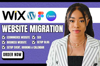 transfer migrate wix to wordpress website clone canva convert figma to wix site