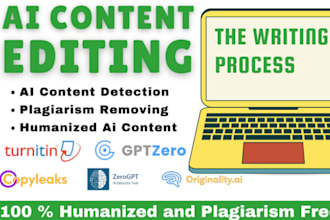 check for plagiarism, complete ai editing and plagiarism removal