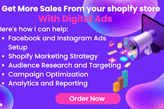 boosterize facebook ads campaign shopify marketing fb marketing instagram ads