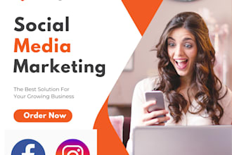be your social media marketing manager and content creator