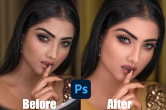 photoshop edit and high end photo retouching