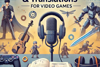 translate or voice over your video or board game into german