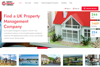 design property management website rental property website real estate website