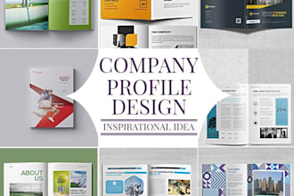 design digital pamphlet flyer company profile bifold trifold brochure food menu