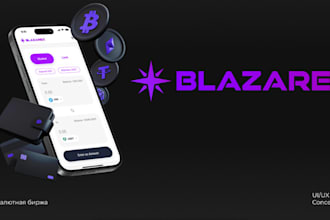 develop crypto exchange website, ico, p2p wallet app, defi token, finetech app