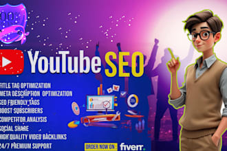be best   youtube video seo expert for top 1st rank