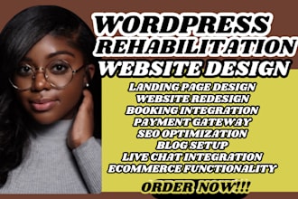 rehabilitation website wellness website redesign website rehabilitation center