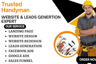 generate handyman leads home repair leads carpentry leads renovation website