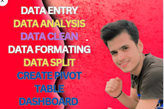 clean, merge, formate, split excle data