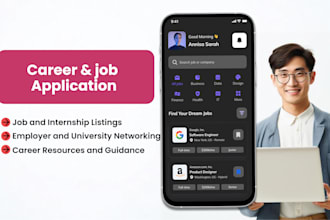 develop a blockchain based career and job application app like handshake