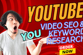 do your youtube video SEO expert for fast ranking