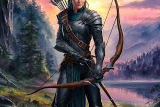 create a dnd character art and dnd character art