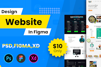 design a website UI homepage in figma