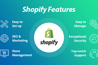 build shopify store or dropshipping ecommerce store