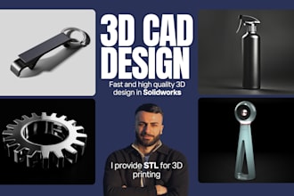 design your product in 3d using solidworks