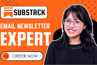 setup substack account substack newsletter template design substack landing page