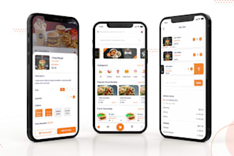 design responsive UI UX design for stackfood app flutter app fintech in figma