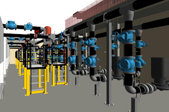 develop a 3d model mep in revit using bim methodology