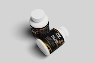 do product label design and supplement label design