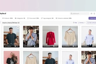 develop ai shop website, al clothing, ai modelling, ai video generator