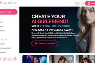develop ai nsfw image, ai girlfriend avatar, ai video, ai image generator