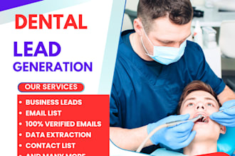 do b2b dentist lead email list business lead lead generation