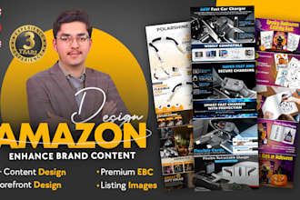design amazon enhanced brand content, premium a plus content ebc design
