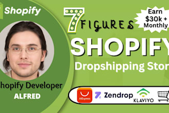 create shopify dropshipping store, build shopify store, setup shopify website
