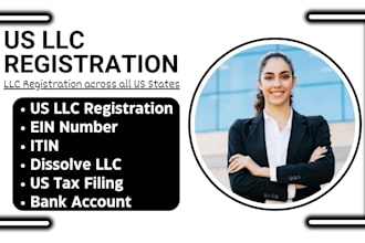 register USA llc, generate ein number, boi report, and dissolve llc