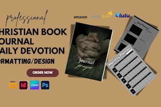 format christian ebook, daily devotion, prayer book journal, amazon kdp