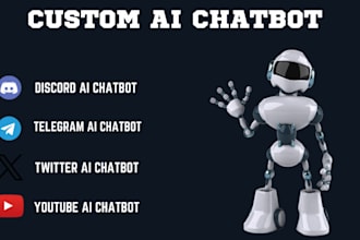 create telegram, discord and twitter ai chatbot