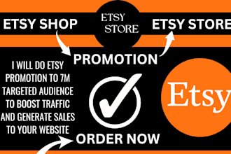 do etsy shop promotion, ebay store promotion to increase ebay traffic and sales