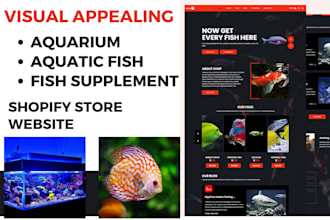 build aquarium store fish supplement store aquatic fish aquarium tank website