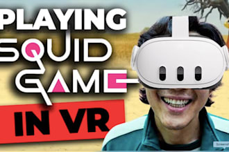 develop themed squid game, multiplayer vr game, green and red light squid game