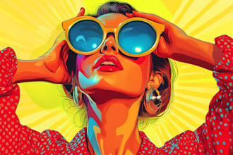 draw an awesome wpap pop art portrait style