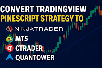 convert tradingview pinescript strategy to ninjatrader, mt5, ctrader, quantower