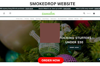 design smokedrop store smoking accessories store cbd website cannabis store