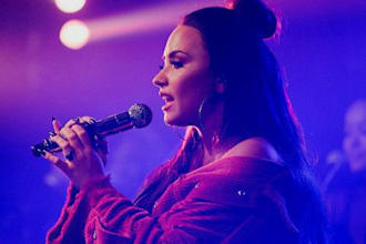 be your powerful female singer, rock, pop, edm, metal vocal and write lyrics