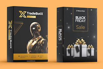design 3d digital product and software box mockups
