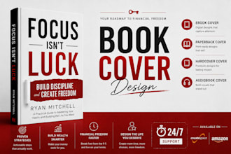 book cover design, ebook cover design kindle cover, amazon kdp book cover