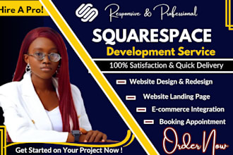 squarespace website design redesign squarespace website development godaddy SEO