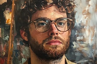 draw  self portrait best oil painting