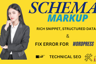 setup schema markups for rich snippets on wordpress website