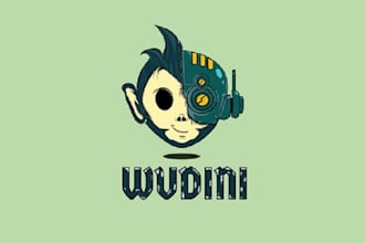 make world class video game mascot logo