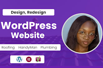 create responsive roofing, plumbing, handyman, hvac website
